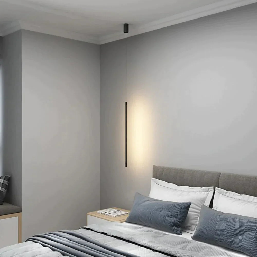 Simple Line Pendant Lights Hanging Lamp Lighting Restaurant Bar Hall Light Creative Geometry Lines