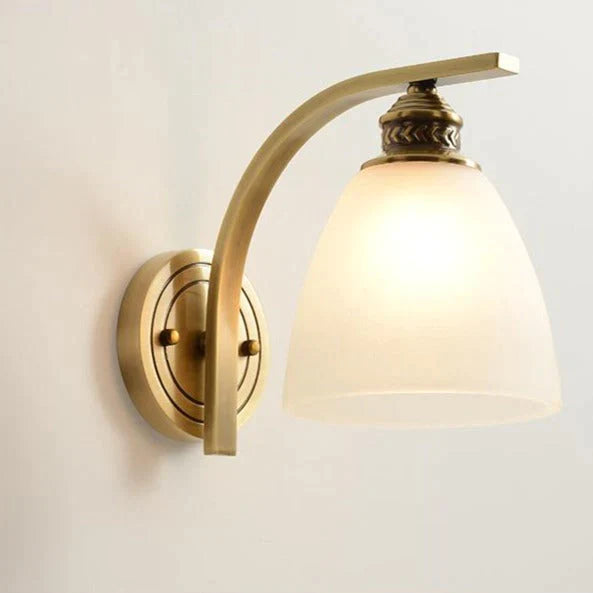 Simple Living Room Lamp Corridor Copper Wall Lamp Copper Wall Lamps