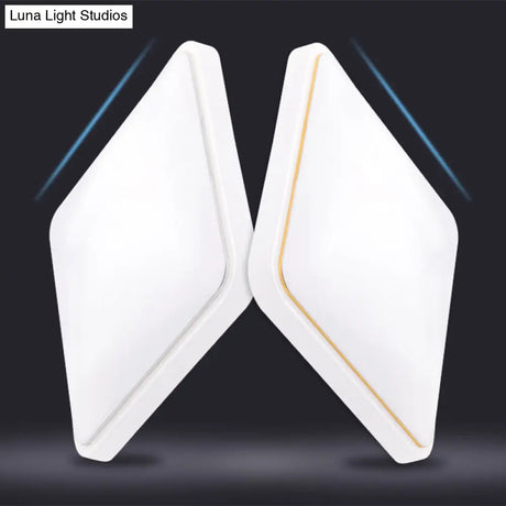 Simplicity Acrylic Ceiling Flush Mount Light For Living Room - Square Design
