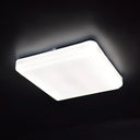 Simplicity Acrylic Ceiling Flush Mount Light For Living Room - Square Design White / 8.5