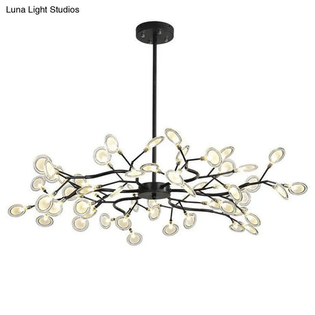 Simplicity Branch Firefly Led Pendant Light Fixture For Living Room