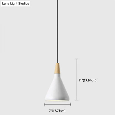 Simplicity Pendant Light With Multi Color Options - Nordic Macaroon Aluminum Lampshade Perfect For