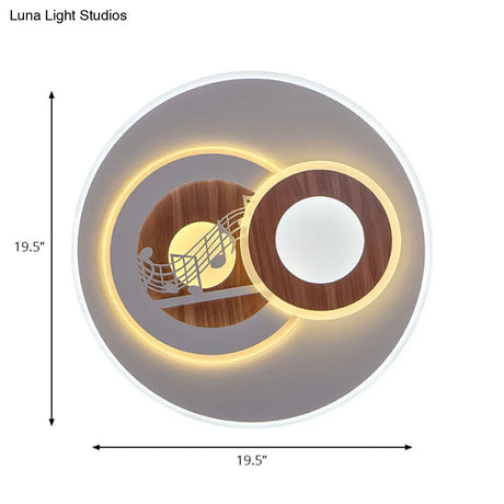 Sleek Acrylic Led Flush Mount Ceiling Light For Corridors Contemporary White Design