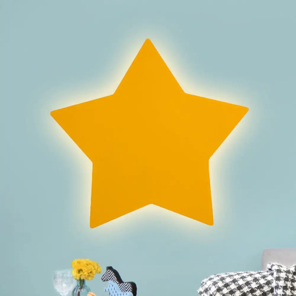 Sleek Led Wood Wall Light For Hallway & Kitchen - Slim Contemporary Design Yellow