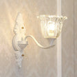 Sleek White Pendant Light Kit: Clear Crystal Flower Ceiling Chandelier For Dining Room 1 /