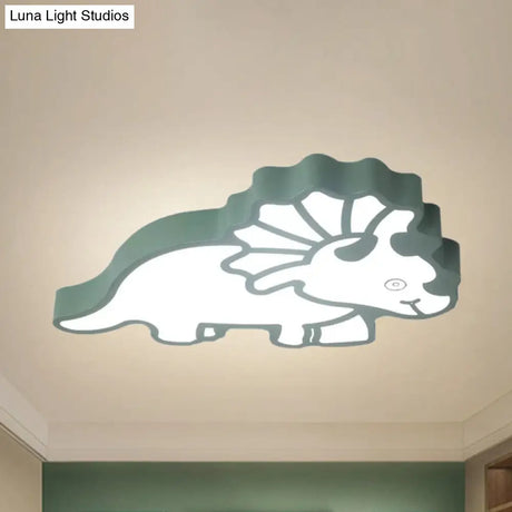 Spinosaurus Led Ceiling Light: Modern Acrylic Lamp For Child’s Bedroom
