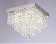 Square Simple Aisle Living Room Led Ceiling Crystal Lamp Balcony Entrance Corridor Creative White /