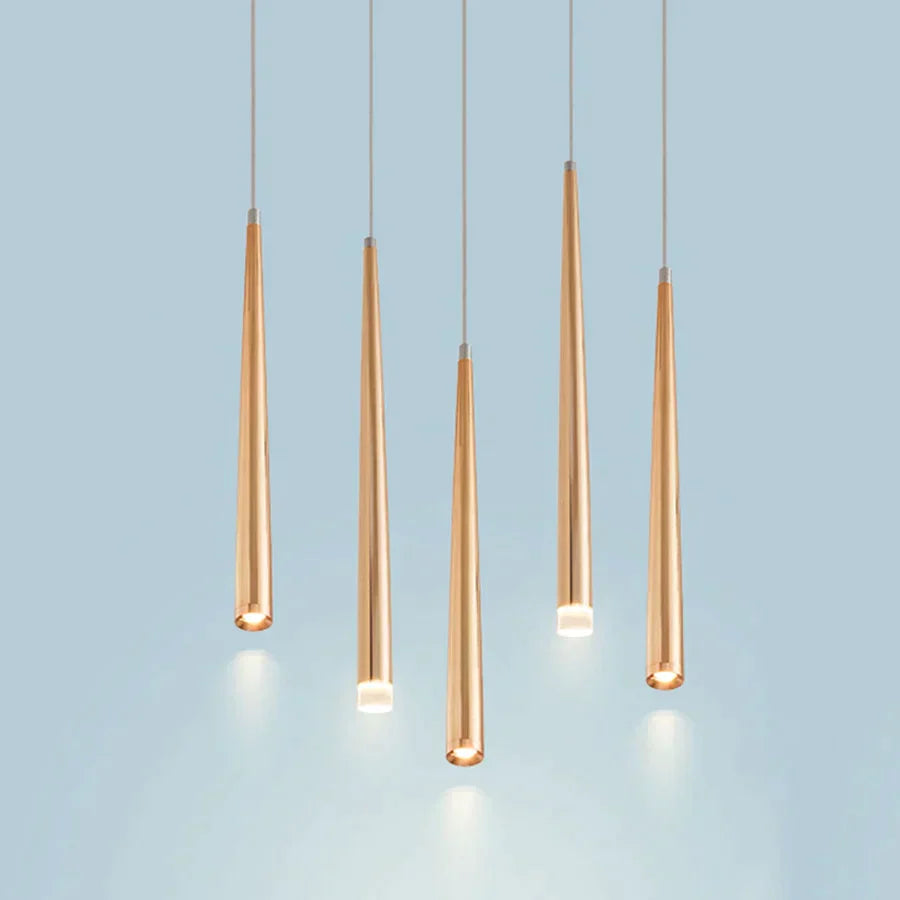 Starletts - Led Cone Pendant Light Gold