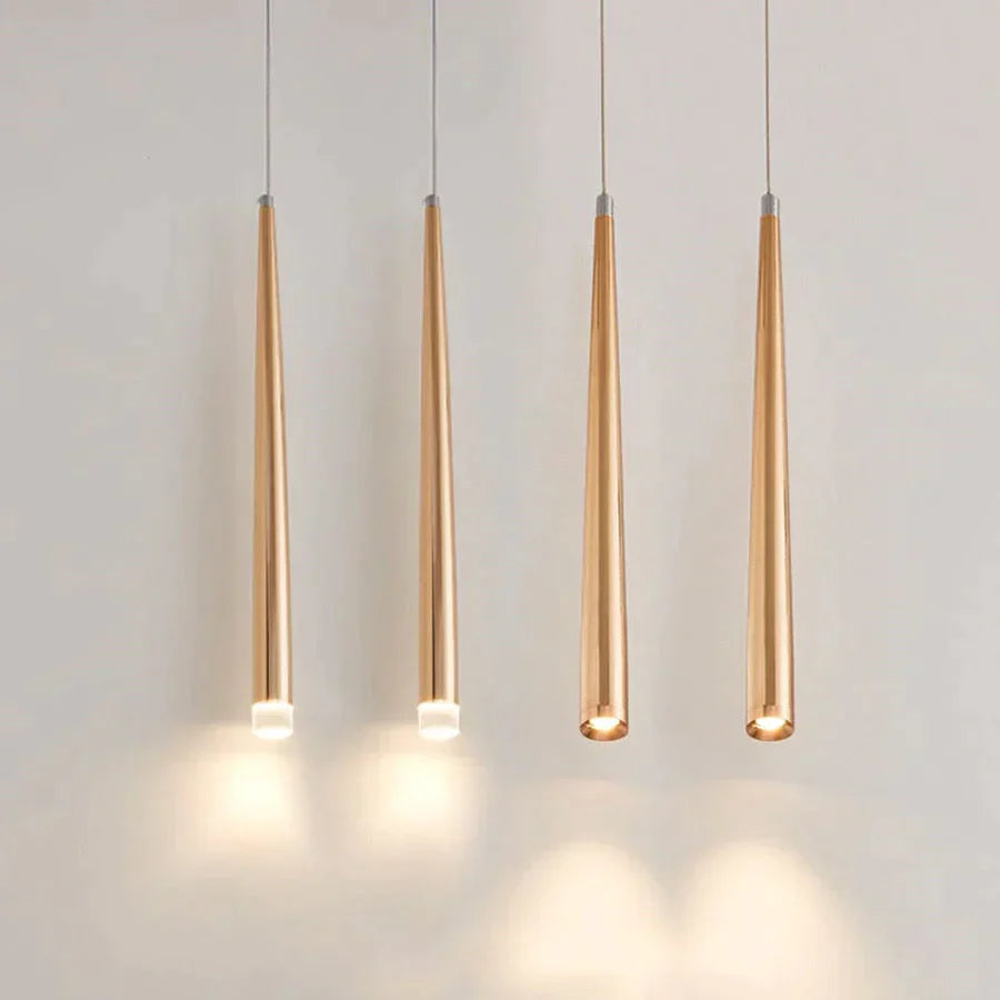 Starletts - Led Cone Pendant Light Gold