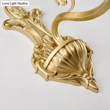 Stylish Half-Head Wall Sconce With Opal Glass Bell Shade - Ideal For Modern Living Rooms