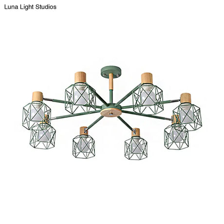 Stylish Macaron Ceiling Pendant: Metal Hanging Light For Nurseries