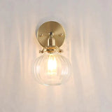 The Bedside Of Nordic Bedroom Copper Wall Lamp Lamps