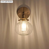 The Bedside of Nordic Bedroom Copper Wall Lamp Copper Wall Lamps