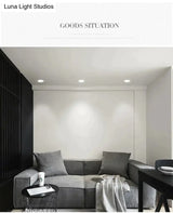 Three Color Light Changeable Led Spot Lights Recessed Ceiling Lamp 15W 10W 7W Living Room Simple