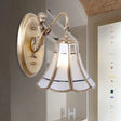 Traditional Brass Trumpet Sconce With Mermaid Design - Wall Mounted Lighting