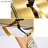 Tripod Spotlight Floor Lamp - Stainless Steel Standing Light Industrial Design