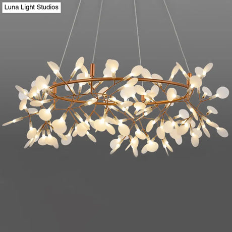 Ultra-Modern Metal Ceiling Light For Restaurants - Firefly Island Suspension Lighting