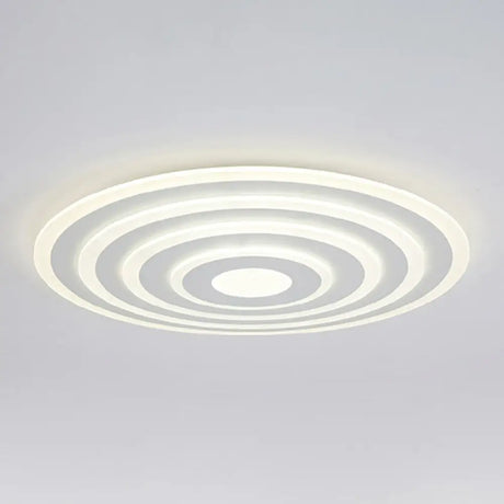 Ultra-Thin White Acrylic Led Ceiling Light - Contemporary Flush Mount Fixture