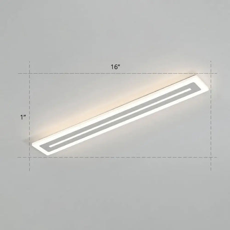Ultrathin Acrylic Ceiling Light - Led Flush Mount Lighting Modern White Design For Foyer / Remote