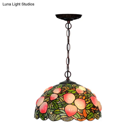 Victorian Peach Bronze Cut Glass Chandelier Pendant Light - 1/2/3 Lights Pink Dining Room Décor
