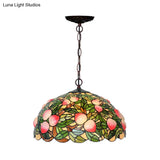 Victorian Peach Bronze Cut Glass Chandelier Pendant Light - 1/2/3 Lights Pink Dining Room Décor