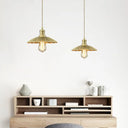 Vintage Brass Pendant Light Fixture For Dining Room Ceiling