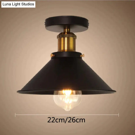 Vintage Ceiling Lamp For Living Room Bedroom Lamps Decorative Luminaire Bathroom Bar Retro Light