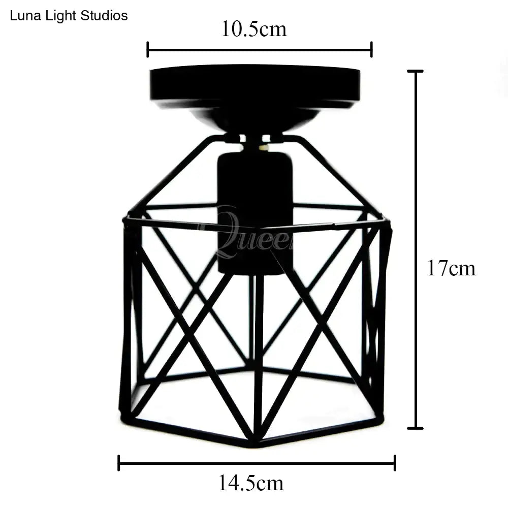 Vintage Ceiling Lights Birdcage Ceiling Lamp Shade Home Lighting Ceiling