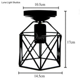 Vintage Ceiling Lights Birdcage Ceiling Lamp Shade Home Lighting Ceiling