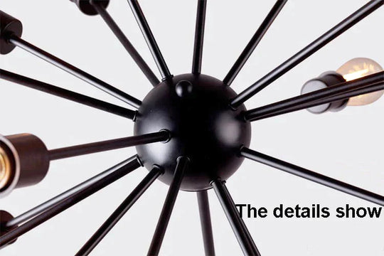 Vintage Industrial Pendant Light 12/16/18/20 Head Sputnik Lamp