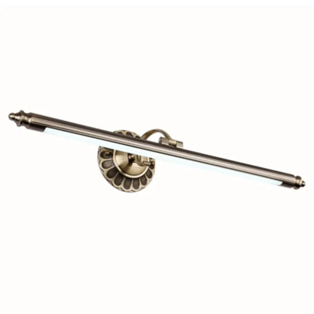 Vintage Pole Vanity Lamp: Swing Arm Acrylic Led Wall Mount Light
