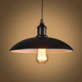 Vintage-Style Metal Pendant Lighting For Dining Room And Commercial Spaces In Black / 12.5’