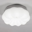 Whimsical Kids’ Room Illumination: Led Plastic Cloud Flush Mount Ceiling Light In White / 12’