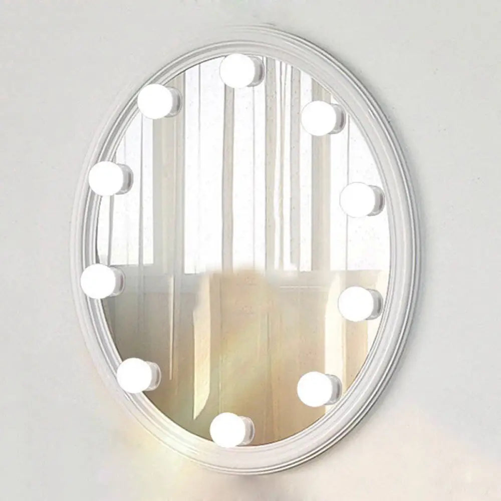 White LED Vanity Strip: Sphere Design for Dressing Room Minimalism and ...