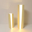 Wooden Table Lamp - Simplicity Design Led Beige Light 5/6 Length Bedroom Nightstand / 5