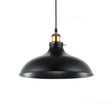 Wrought Iron Dome Industrial Ceiling Fixture Pendant Lighting - 12’/14’ Diameter 1 Light